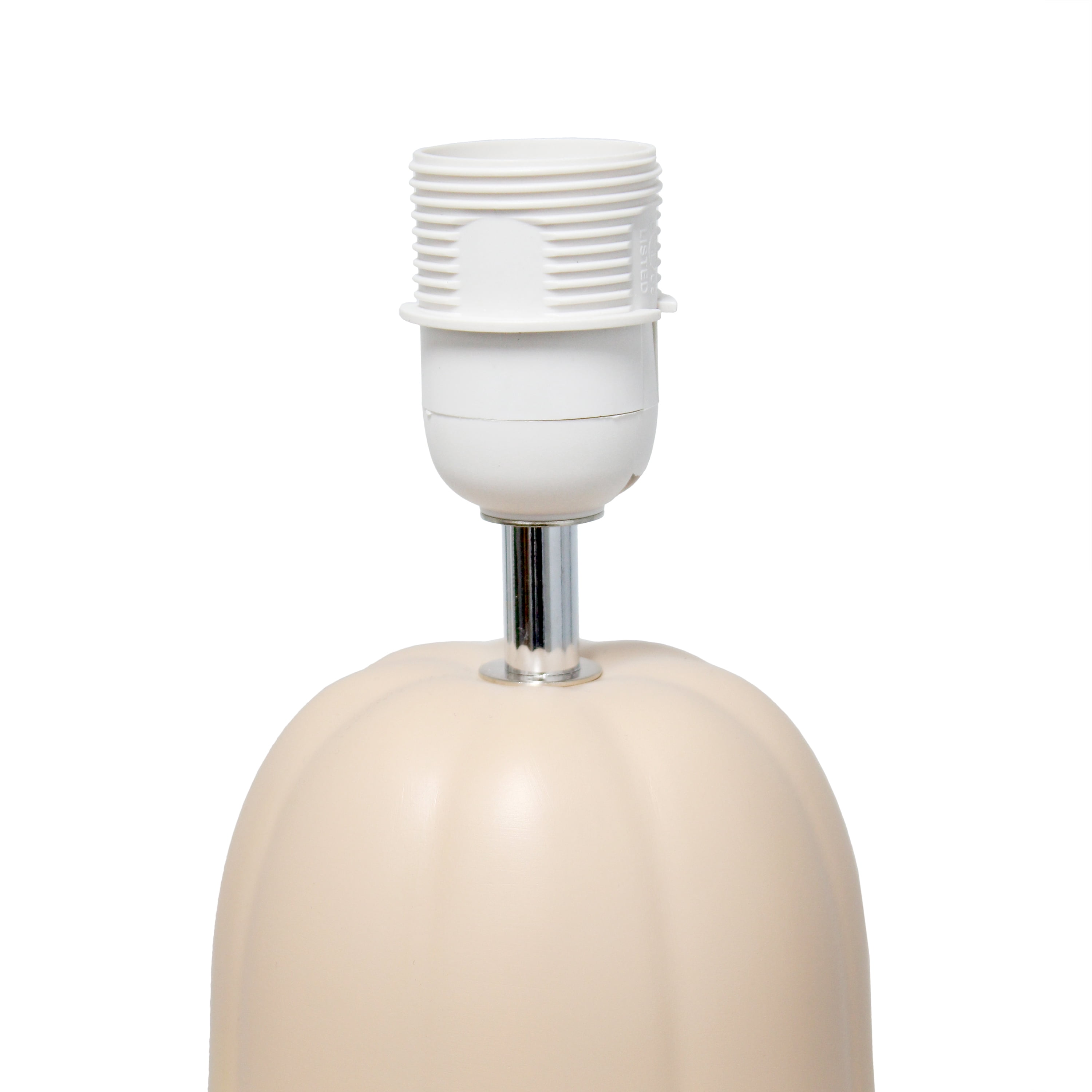 Simple Designs 17.88" Cozy Autumn "Hello Fall" Pumpkin-Shaped Table Lamp with White Drum Shade