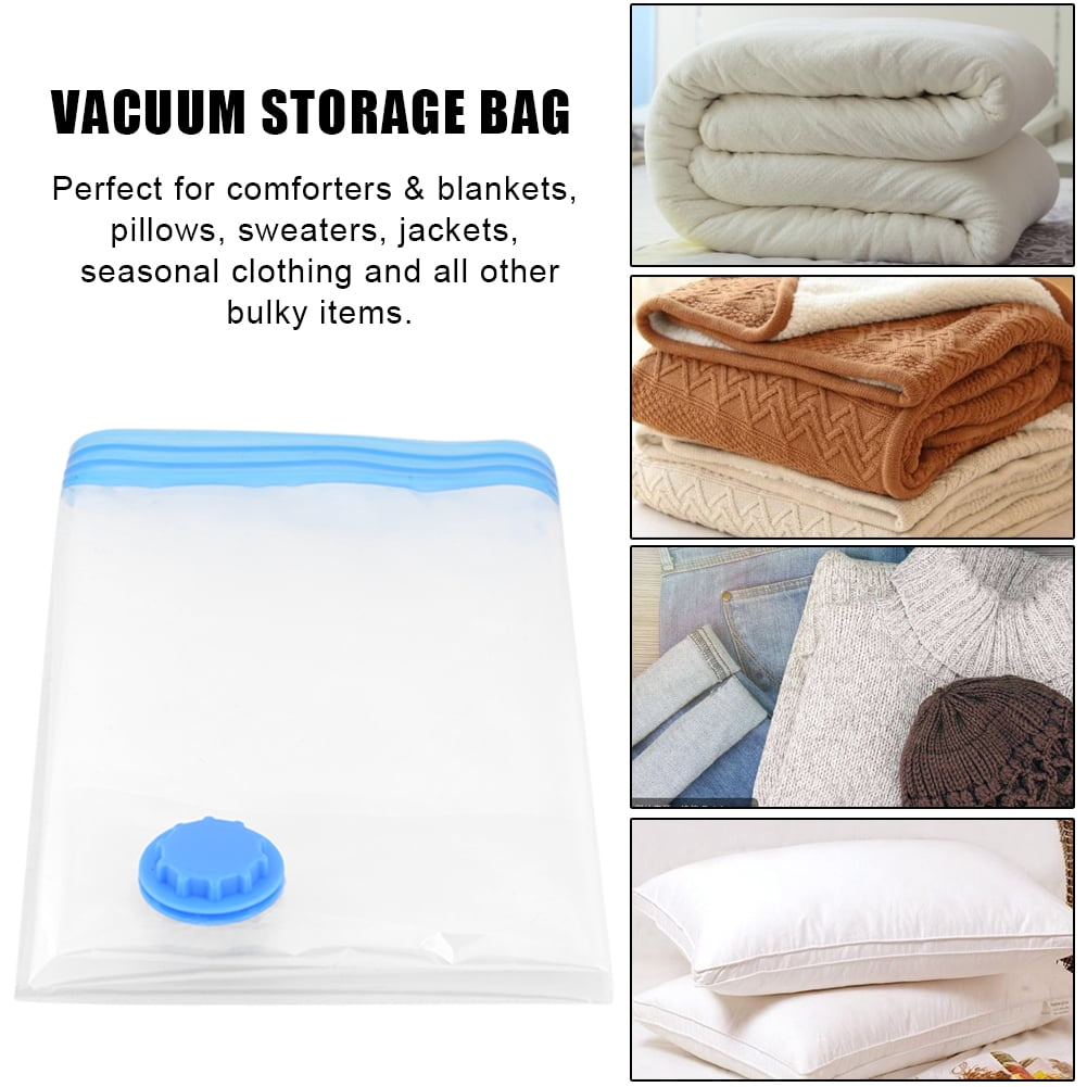Portable Vacuum Storage Bag for Duvets Blankets Bed Sheets Clothes Organizer