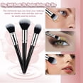 thumbnail image 4 of Set de brochas de maquillaje SOYOK de 14 piezas, sintéticas, negras, 4 of 7