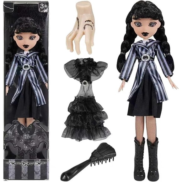 Muñeca de moda DCSSUB de 10 pulgadas con uniforme académico y accesorios