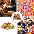 thumbnail image 4 of Paquete de 12 bolsas de arpillera de Halloween, bolsas de arpillera con cordones para suministros de fiesta de Halloween para niños. TUNC Sencillez, 4 of 5