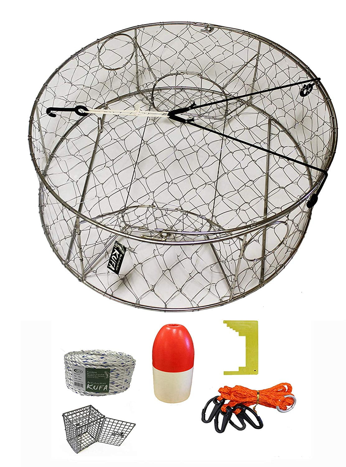 Stainless Steel Wire Crab Trap with Crabbing Accessory Kit Walmart Canada