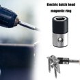 thumbnail image 3 of Destornillador Eléctrico Taladro Manual Broca Eléctrica Magnética Cabeza Conductor Anillo Magnético Alta Resistencia Alargada Cruzada Con Bobina Magnética (pequeño Negro), 3 of 9
