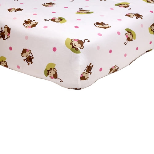 Free Shipping Little Bedding by NoJo 3 Little Monkeys 3 Piece Portable Crib Bedding Set Walmart