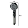 thumbnail image 2 of Hovmgk Turbo 5-Speed Shower Head, High-Pressure Adjustable Shower Sprayer with 5 Modes, Filtered Shower Head for Bathroom, Easy Install with Tool-Free Setup for Refreshing Shower Experience, 2 of 2