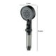 thumbnail image 2 of Cabezal de ducha de alta presión ajustable a 5 velocidades | Pulverizador filtrado con 5 modos de pulverización | Grifo moderno de baño | Instalación fácil | Incluye 3 cartuchos de repuesto, 2 of 2