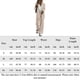 thumbnail image 2 of Pantalones Trajes de traje de dos piezas para mujer Conjuntos de traje casual de negocios de color sólido Primavera Otoño Ygjytge Beige T XL para Mujer, 2 of 7