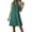 Army Green, variant on Horkkom Sleeveless Dress for Women V Neck Zipper Mini Dresses Summer Beach Vacation Sundresses L