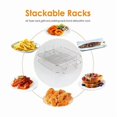 thumbnail image 4 of 2-Tier Air Fryer Rack Stackable Grid Grill Rack Stainless Steel For 4.2-5.8qt Air Fryer Kitchen, 4 of 5