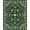 Green, Pattern 3, variant on ODIKA 4'x6' Machine Washable Non-Slip Area Rug, Garden Timeless Elegant Blossom Decorative High Traffic Rug, Black, 521548
