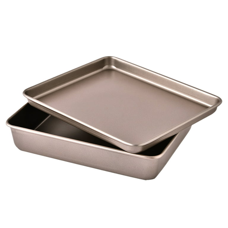 Baking Sheet, Yododo Stainless Steel Baking Pans Tray Cookie Sheet Toaster  Oven Tray Pan Cookie Pan, Non Toxic & Healthy, Superior Mirror Finish 