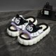 thumbnail image 1 of Venta al por mayor sanrio dibujos animados Anime zapatos Kuromi Zapatillas de casa lindas zapatillas de lino de algodón transpirables para niños, 1 of 4