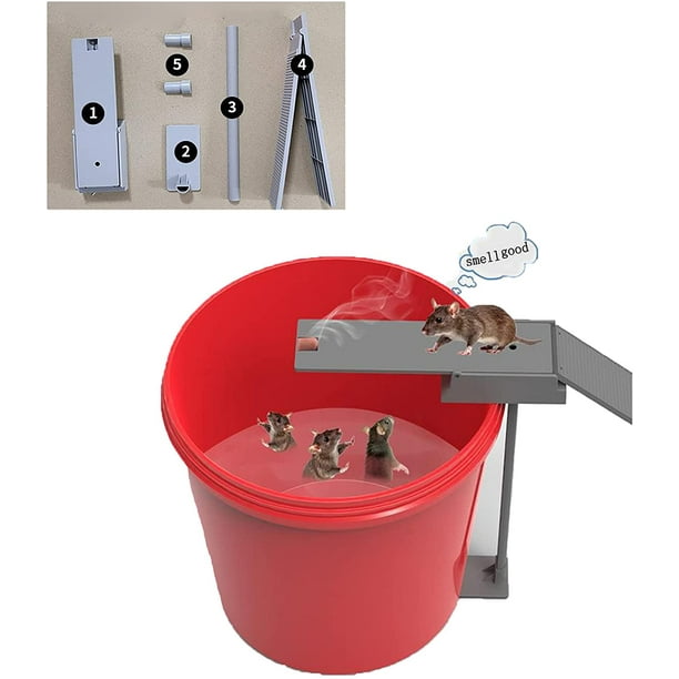 How to make rat trap by bucket in deep hole 