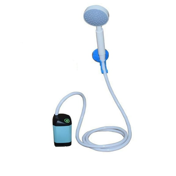 Portable Outdoor Shower with 2200mAh Battery | USB Rechargeable | 4L/Min Low & 5L/Min High Flow | Includes 1M Hose & Shower Head | For Camping, Pet Cleaning & Car Washing
