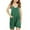 Green, variant on Nrmvnmi Girls' Casual Sleeveless Jumpsuits Solid Color Spaghetti Strap Loose Romper Short Pants with Pockets Beige-5 Years
