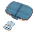 thumbnail image 3 of Unique Bargains 1 Pc 8 Grids Double Layer Pill Case for Travel Blue, 3 of 6