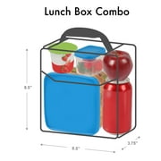 Arctic Zone Lunch Box Combo with Ice Pack, Insulated Lunch Bag for Work or School, Reusable, Durable, and Easy to Clean