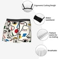 thumbnail image 3 of Honeii Aabstract Eyes Men's Underwear Boxer Briefs Pack, ComfortSoft Boxer Brief for Men, Moisture-Wicking Breathable-X-Large, 3 of 5