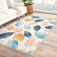 thumbnail image 1 of Leaf Rugs for Living Room - Leaf Rug & Home Decor, Colorful Leaves Rugs for Entryway, Washable Rugs, 3x5 Area Rug, Non Slip Soft Low Pile Indoor Door Mat, Botanical Carpet & Room Decorations, 1 of 7