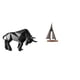 thumbnail image 1 of Estatua del toro,Estatua de toro,estatuilla,escultura,decoración de escritorio,Escultura de velero,Estatua de velero Decoración de velero Barco de vela,Figura de velero modelo escultura, 1 of 8