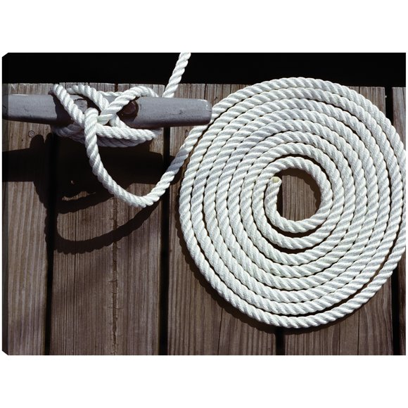 Cuadro Decorativo - Cuerda del muelle costero