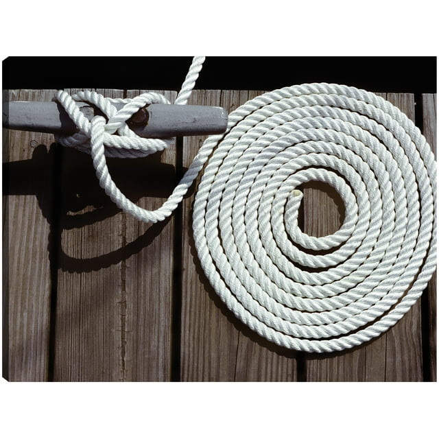 Cuadro Decorativo - Cuerda del muelle costero