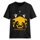 thumbnail image 3 of Gibobby Playera de Manga Corta con Cuello Redondo Camiseta gráfica para mujer, divertida camiseta manga corta con cuello redondo para ver películas, blusa(Negro,G), 3 of 4