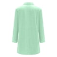 thumbnail image 6 of GEWSEY Plus Size Cardigan for Women Button Down Long Sleeve Lightweight Open Front 2025 Fall Trendy Cardigan Sweater (Green, S), 6 of 9