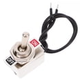 thumbnail image 1 of Shisuyan Toggle Switch Replacement Auto Toggle Switch 2-pin Car Rocker Switch Accessory, 1 of 9