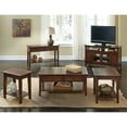 thumbnail image 5 of A-America Westlake Solid Wood End Table with Bottom Shelf in Cherry Brown, 5 of 5
