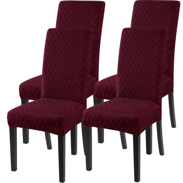 Set de 4 Fundas Elásticas Jacquard para Sillas de Comedor SearchI