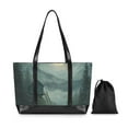 thumbnail image 7 of FORMRS Laptop Tote Bag for Women with 15.6" Computer Compartments Handbag, Forest House, 7 of 7