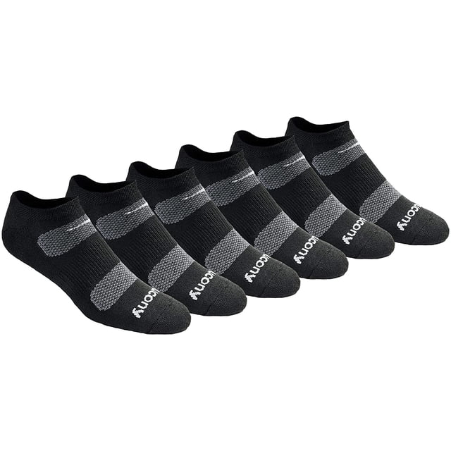 AmPm mens Multi-pack Mesh Ventilating Comfort Fit Performance No-show Socks