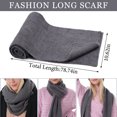 thumbnail image 3 of FZ FANTASTIC ZONE Womens Winter Warm Knit Beanie Hats and Touchscreen Gloves Long Scarf Sets with Sequins Thick Fleece Lined, 3 of 6