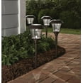 thumbnail image 2 of Hampton Bay Solar Outdoor Integrated LED Landscape Path Light 10 Lumens Bronze (8-Pack), 2 of 7