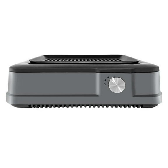 Infrared Electric Indoor Smokeless Grill | Non Stick Ceramic 8x14" Grilling Surface | Consistent 446°F Temperature | BBQ Char Grilled Results with Virtually Zero Smoke