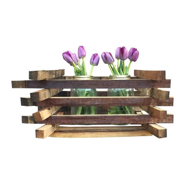 DonovanMaker wbmount-large Jardinière Murale en Forme de Tonneau de Vin Grande