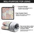 thumbnail image 7 of Pioneer Flower Kitchen Oven Mitt and Pot Holder Sets 2 Pcs for Baking, Cooking and Grilling, Heat Resistant Up To 392 °F, 7 of 7