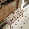 thumbnail image 4 of POLERO Dining Bench Covers, Christmas Dachshund Printed Stretch Seat Cushion Covers Removable Washable Bench Slipcover, Rectangle Seat Protector for Dining Room, Living Room, Bedroom, Kitchen, 4 of 7