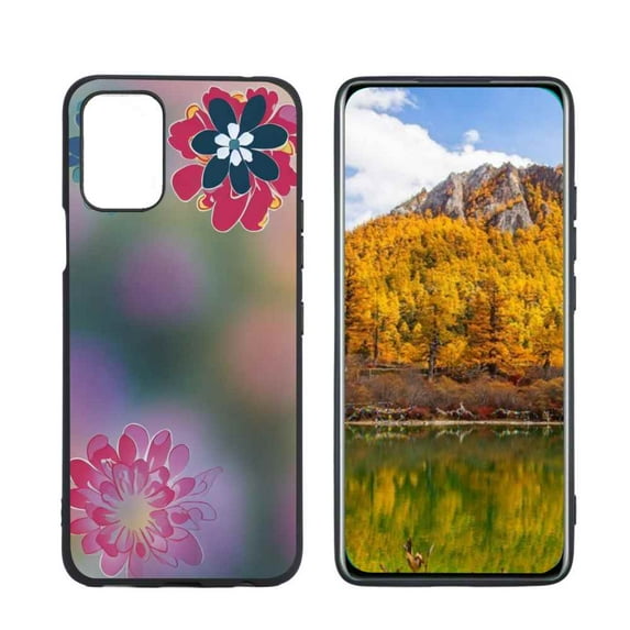 Compatible with LG K62 Phone Case, Flowers-1 Case Men Women, Flexible Silicone Shockproof Case for LG K62