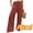 Rusted, variant on VDJ Women's Casual Wide Leg Pants Summer Boho High Waisted Beach Palazzo Trousers Flowy Lounge Pant Size XL