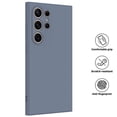 thumbnail image 5 of Galaxy S24 Ultra Case, Takfox Samsung Galaxy S24 Ultra 6.8" Basic Case [Frosted] Shockproof Case Liquid Silicone Gel Rubber Soft TPU Anti-slip Bumper Thin Matte Slim Phone Case Covers,Grey, 5 of 11