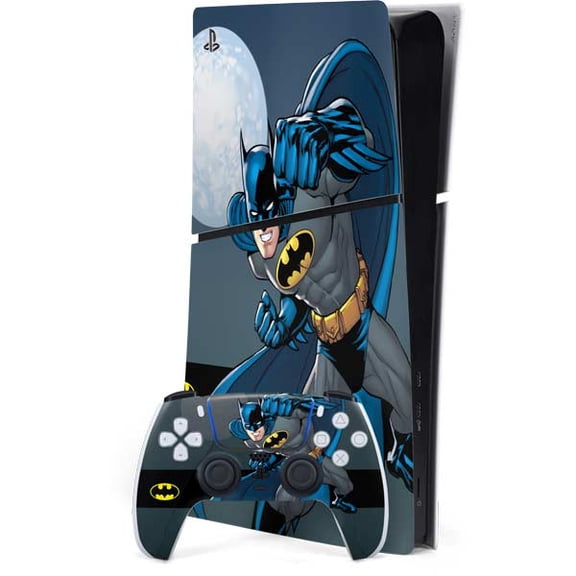 Skinit DC Comics Batman Ready for Action PS5 Slim Digital Edition Bundle Skin
