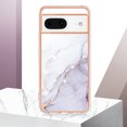 thumbnail image 6 of Feishell Marble Texture Design for Google Pixel 8 Case Support Wireless Charging Slim Glossy Shockproof Anti-Scratch Soft & Flexible Protective Phone Case for Women Girls,F, 6 of 6