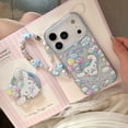 thumbnail image 4 of Dreamy Sanrio Hello Kitty Pom Pom Purin Kuromi Melody For Magnetic Bracket Phone Case For iphone 17 16 15 14 ProMax 13 With Chain, 4 of 21