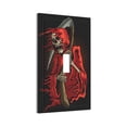thumbnail image 3 of Grim Reaper With Scyth Light Switch Cover Decorator Single Toggle Wall Plate 1-Gang Receptacle Outlet Decor, 3 of 7