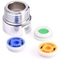thumbnail image 5 of 4 Pieces Shower Flow Restrictor, Shower Flow Restrictor Regulator Set, Up to 70% Water Saving 4L 6L 9L /Min, 5 of 5