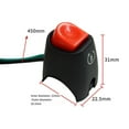 thumbnail image 5 of 7/8" Motorcycle Power Ignition Start Switch Button cannula ATV Dit Bike, 5 of 7