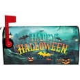 thumbnail image 2 of Happy Halloween Mailbox Covers Magnetic Standard Size 18" X 21" Pumpkin Graveyard Spooky Night Mailbox Cover Decorations Wrap, 2 of 6