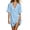 Light Blue, variant on Qiopertar Summer Dresses for Women Boho Vacation Beach Dress Button Down V Neck Short Sleeve Loose Flowy Slit Casual Party Sundress, Beige XXL